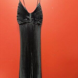 Banana Republic Black Pleated Dress